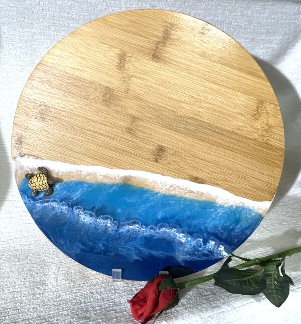 Coastal Theme Board Lazy Susan